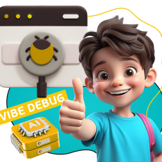 Тестирование & Vibe Debug. Охотники за багами - КИБЕРшкола программирования для детей, компьютерные курсы для школьников, начинающих и подростков - KIBERone г. Барнаул